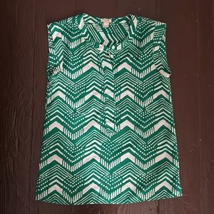 Cap sleeve blouse